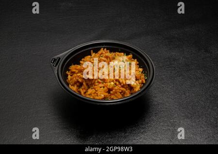 Yellow Asian Rice Rosa Authentic food known as yellow Asian rice Stock Photo - Alamy