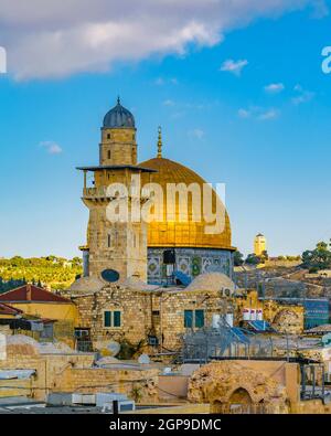 Aerial view of old jersualem city, israel Stock Photo - Alamy