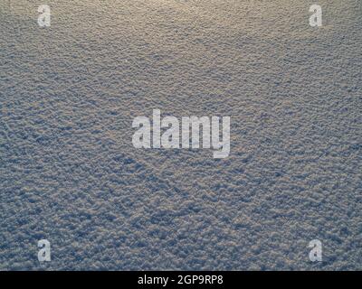 Fresh Snow Surface Cover Background. Stock Photo
