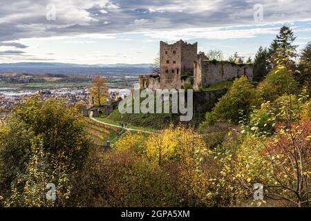 Burg Schauenburg im Herbst Stock Photo