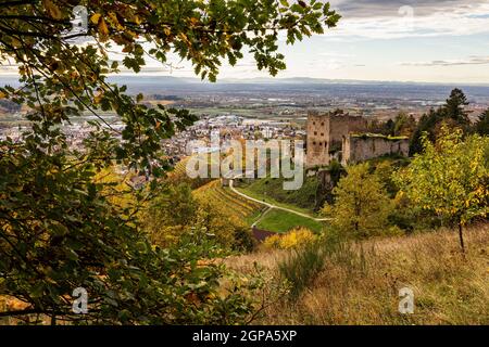 Burg Schauenburg im Herbst Stock Photo