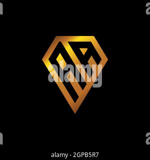 AA Monogram Logo Letter Pillars shape lawyer style vector, law firm company isolated in black background Stock Vector
