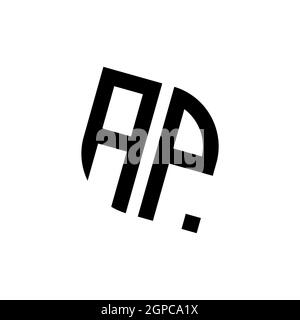 AO logo with golden diamond shape style vector, monogram geometric golden shape style isolated in black background Stock Vector