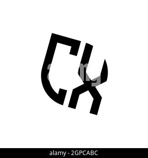 CS logo with golden diamond shape style vector, monogram geometric golden shape style isolated in black background Stock Vector