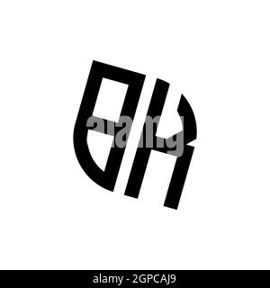 BI logo with golden diamond shape style vector, monogram geometric golden shape style isolated in black background Stock Vector