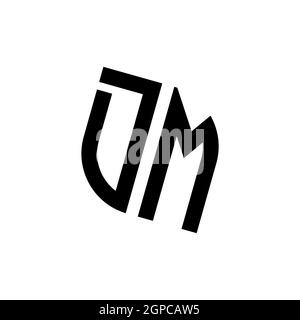 DI logo with golden diamond shape style vector, monogram geometric golden shape style isolated in black background Stock Vector