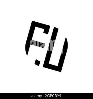 FN logo with golden diamond shape style vector, monogram geometric golden shape style isolated in black background Stock Vector