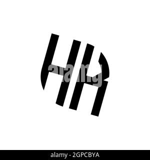 HC logo with golden diamond shape style vector, monogram geometric golden shape style isolated in black background Stock Vector