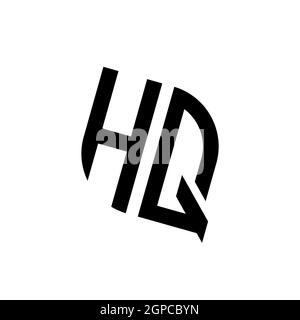 HI logo with golden diamond shape style vector, monogram geometric golden shape style isolated in black background Stock Vector