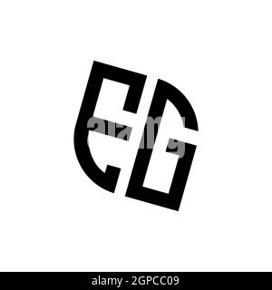 EC logo with golden diamond shape style vector, monogram geometric golden shape style isolated in black background Stock Vector