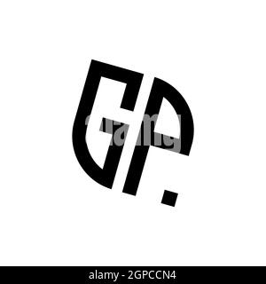 GI logo with golden diamond shape style vector, monogram geometric golden shape style isolated in black background Stock Vector