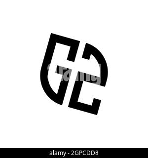 GQ logo with golden diamond shape style vector, monogram geometric golden shape style isolated in black background Stock Vector