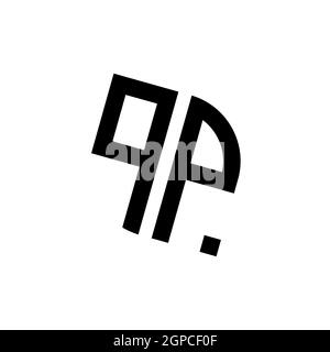 PA logo with golden diamond shape style vector, monogram geometric golden shape style isolated in black background Stock Vector