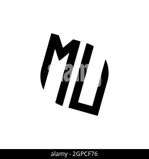 MH logo with golden diamond shape style vector, monogram geometric golden shape style isolated in black background Stock Vector