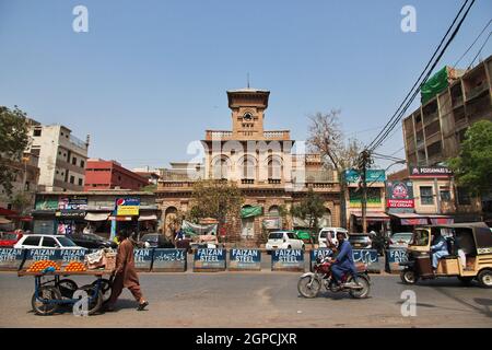 The vintage house in the center of Karachi, Pakistan Stock Photo