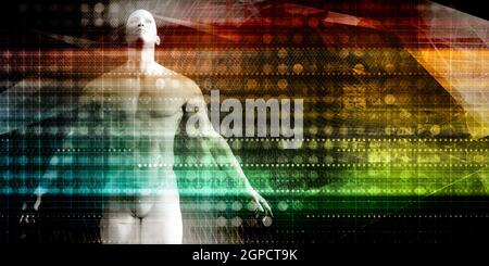 System Integration with Digital Platform Network Technology Stock Photo