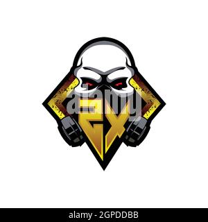 LOGOS - ジン stock-vector-zx-monogram-logo-