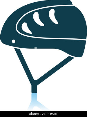 Climbing Helmet Icon Stock Vector
