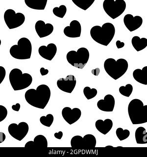 Valentine Wrapping Paper Love Pattern Stock Illustration 2197755533