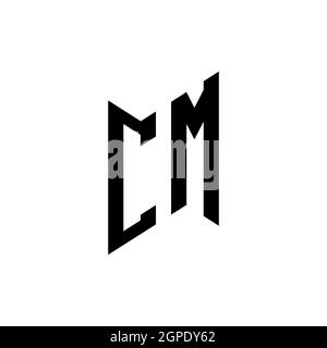 CS Monogram Logo Letter Headphone and Microphone shape style vector, Podcast Studio Logo Stock Vector