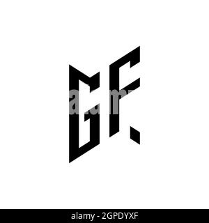GU Monogram Logo Letter Headphone and Microphone shape style vector, Podcast Studio Logo Stock Vector