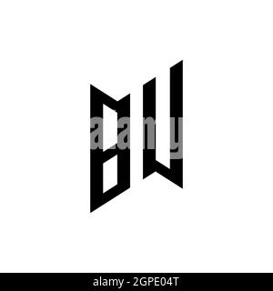 BZ Monogram Logo Letter Headphone and Microphone shape style vector, Podcast Studio Logo Stock Vector