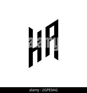 HQ Monogram Logo Letter Headphone and Microphone shape style vector, Podcast Studio Logo Stock Vector