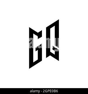 HG Monogram Logo Letter Headphone and Microphone shape style vector, Podcast Studio Logo Stock Vector