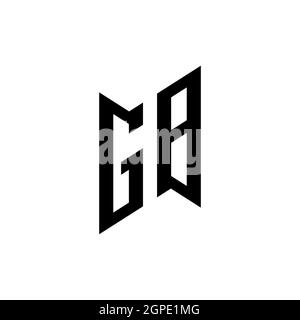 GP Monogram Logo Letter Headphone and Microphone shape style vector, Podcast Studio Logo Stock Vector