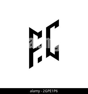 FO Monogram Logo Letter Headphone and Microphone shape style vector, Podcast Studio Logo Stock Vector