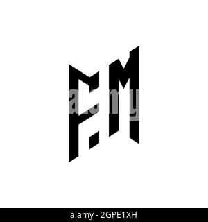 GA Monogram Logo Letter Headphone and Microphone shape style vector, Podcast Studio Logo Stock Vector