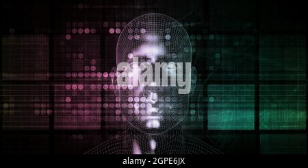 AI Technology Industry High Impact on Autonomous Technologies Stock Photo