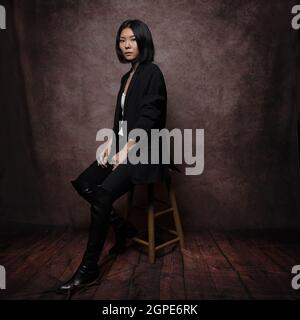 Los Angeles, USA. 28th Sep, 2021. Portrait of Actress Masumi at the 2021 Los Angeles Asian Pacific Film Festival at the ARATANI Theatre at the Japanese Amer?ican Cultural & Community Center in Los Angeles, CA on Tuesday, September 28, 2021. (Photo By Sthanlee B. Mirador/Sipa USA) Credit: Sipa USA/Alamy Live News Stock Photo