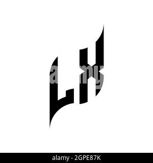 NY Monogram geometric shape style template. Monogram initial design vector isolated on white background Stock Vector