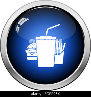 Fast Food Icon Stock Vector