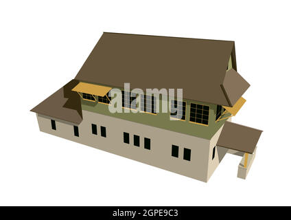 building vector illustration Stock Vector