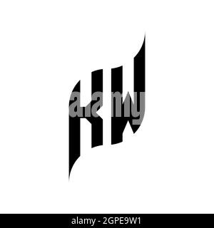 MX Monogram geometric shape style template. Monogram initial design vector isolated on white background Stock Vector