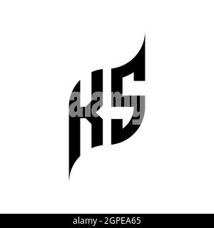 MU Monogram geometric shape style template. Monogram initial design vector isolated on white background Stock Vector