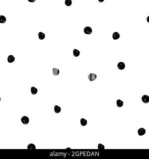 Black Small Polka Dot Wallpaper Free PNG ImageIllustoon