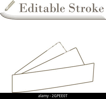 Business Handkerchief Icon Stock Vector