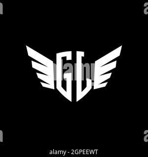 GJ Monogram geometric shape style template. Monogram initial design vector isolated on white background Stock Vector