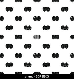 Sponge pattern, simple style Stock Vector