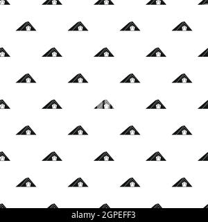 Tent pattern, simple style Stock Vector