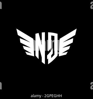 LP Monogram geometric shape style template. Monogram initial design vector isolated on white background Stock Vector