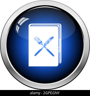 Menu Book Icon Stock Vector
