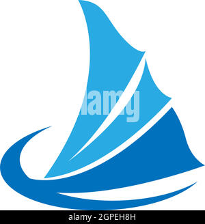 Cruise ship logo icon design template vector Stock Vector