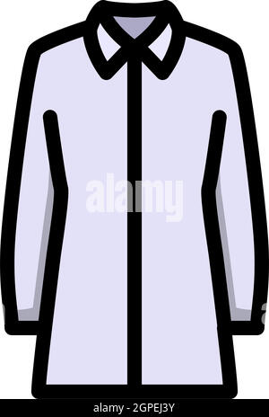 Business Blouse Icon Stock Vector