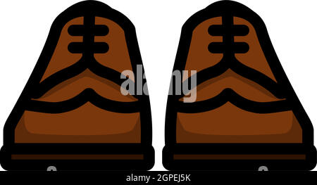 Business Shoes Icon Stock Vector