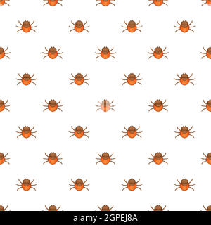 Mite pattern, cartoon style Stock Vector