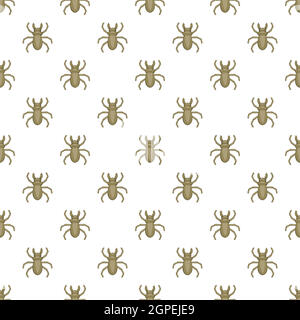 Louse pattern, cartoon style Stock Vector